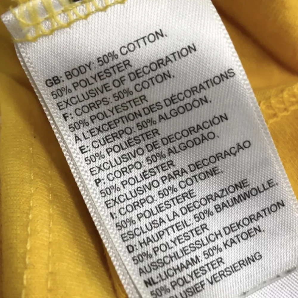 The North Face Men's Yellow T-shirt Size Large